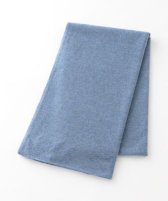 ＜ジョンストンズ/johnstons＞ カシミヤマフラー(MJO7F/S/HAM00162) ブルー 【三越・伊勢丹/公式】