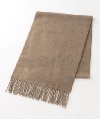 ＜ジョンストンズ/johnstons＞ カシミヤマフラー(MJO7F/S/WA57 plain) ベージュ 【三越・伊勢丹/公式】