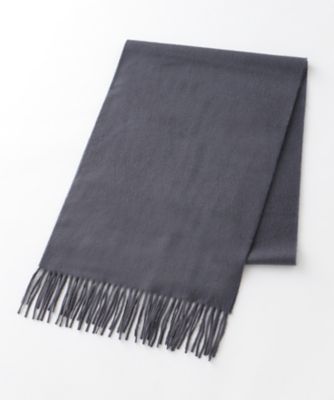 ＜ジョンストンズ/johnstons＞ カシミヤマフラー(MJO7F/S/WA57 plain) パープル 【三越・伊勢丹/公式】