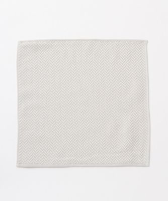 ＜イセタンメンズ/ISETAN MEN'S＞ ヘリンボーンタオル(16424917SS) グレー 【三越・伊勢丹/公式】