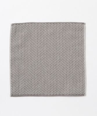 ＜イセタンメンズ/ISETAN MEN'S＞ ヘリンボーンタオル(16424917SS) チャコールグレー 【三越・伊勢丹/公式】