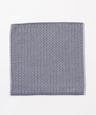 ＜イセタンメンズ/ISETAN MEN'S＞ ヘリンボーンタオル(16424917SS) ネイビー 【三越・伊勢丹/公式】
