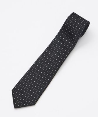 ＜アルマーニ コレツィオーニ/Armani Collezioni＞ ネクタイ(350082-7A345) 00020・ブラック 【三越・伊勢丹/公式】