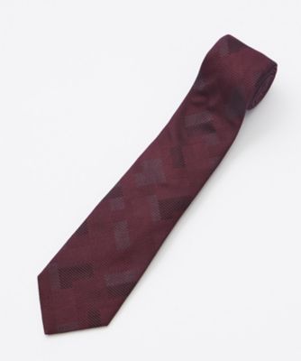 ＜アルマーニ コレツィオーニ/Armani Collezioni＞ ネクタイ(350082-7A347) 00176・ボルドー 【三越・伊勢丹/公式】