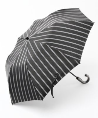 ＜ラムダ/LAMBDA＞ 折り畳み傘/トップレス/ダブルフェイス(ISM-1168) ブラック 【三越・伊勢丹/公式】