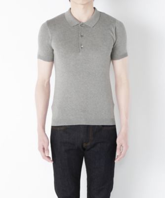 ＜ルトロワ/LETROYES＞ ポロシャツ(3-LT214 YANN UNI) BCM03・GRIS 【三越・伊勢丹/公式】