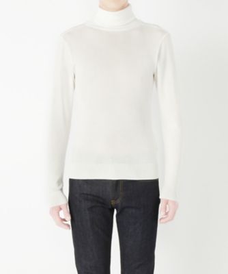 ＜ルトロワ/LETROYES＞ タートルネックセーター(3-LT327 LAURENT COTTON) BCM04・LATTE 【三越・伊勢丹/公式】