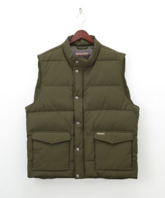 ＜ウールリッチ/WOOLRICH＞ 【紳士大きいサイズ】ベスト(WOGIL0097) 34・ダークグリーン 【三越・伊勢丹/公式】