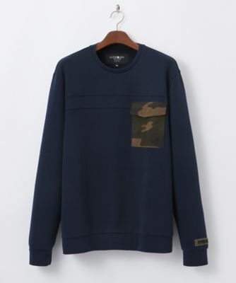 ＜ハイドロゲン＞ 【紳士大きいサイズ】スウェットカットソー(50139001) 520・ネイビー 【三越・伊勢丹/公式】