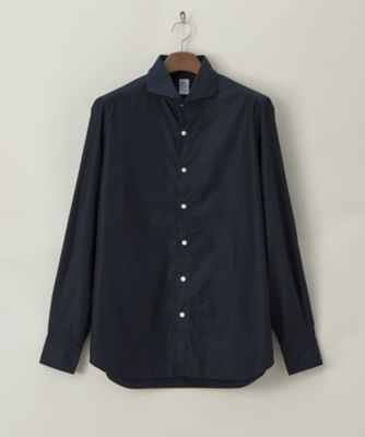 ＜フィナモレ/Finamore＞ 【紳士大きいサイズ】長袖シャツ(TOKYO140001) ネイビー 【三越・伊勢丹/公式】