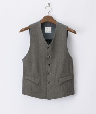 ＜デートル＞ ジレ(173E-2) ブラウン 【三越・伊勢丹/公式】