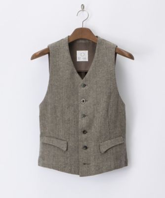 ＜デートル＞ ジレ(173E-4) ブラウン 【三越・伊勢丹/公式】