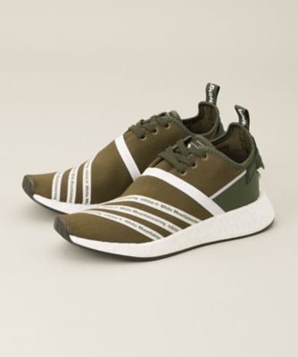 ＜アディダス オリジナルス バイ ホワイトマウンテニアリング＞ スニーカー/NMD R2 PK(7W-10) オリーブ 【三越・伊勢丹/公式】