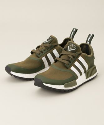＜アディダス オリジナルス バイ ホワイトマウンテニアリング＞ スニーカー/NMD TRAIL PK(7W-11) オリーブxホワイト 【三越・伊勢丹/公式】