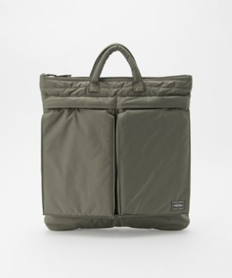 ＜ヘッドポーター/HEAD PORTER＞ AC 3WAYBAG(7W-2-HP-2435) オリーブ 【三越・伊勢丹/公式】