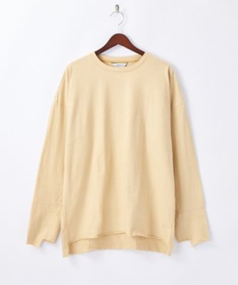 ＜アンユーズド/UNUSED＞ Tシャツ(7W-11-US1341) 208・ベージュxホワイト 【三越・伊勢丹/公式】