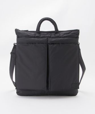 ＜ヘッドポーター/HEAD PORTER＞ ヘルメットバッグ(7W-36-HP-3732) ブラック 【三越・伊勢丹/公式】