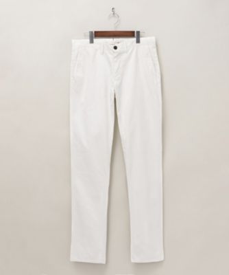 ＜ザ・チノ・リヴァイブド/The Chino Revived＞ チノパンツ/セミスリム(TCR1430202) ホワイト 【三越・伊勢丹/公式】