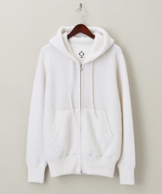 【SALE（伊勢丹）】＜サイド スロープ/SIDE SLOPE＞ 【S】カシミヤパーカ(SSL24411) 01・ホワイト 【三越・伊勢丹/公式】