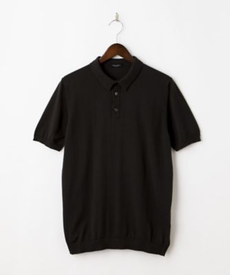 ＜ロベルト・コリーナ/ROBERTO COLLINA＞ 三越伊勢丹限定イタリアインポート半袖ポロシャツ(1-RT25024K) ダークグレー 【三越・伊勢丹/公式】