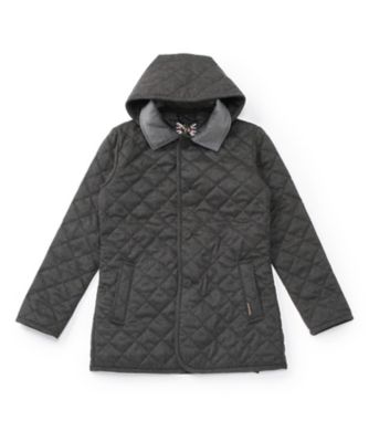 ＜ラベンハム/LAVENHAM＞ キルティングジャケット(6-DENSTON) チャコール 【三越・伊勢丹/公式】