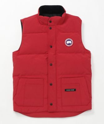 ＜カナダグース/CANADA GOOSE＞ FREESTYLE CREW VEST(4154M-FREESTYLE CREW VEST) 23・レッド 【三越・伊勢丹/公式】