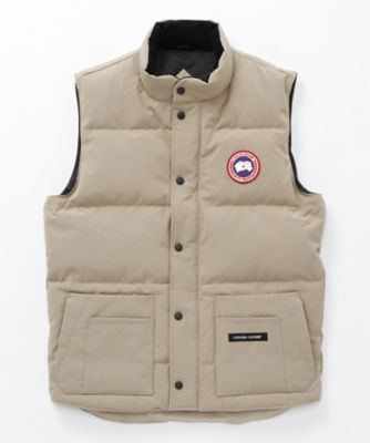 ＜カナダグース/CANADA GOOSE＞ FREESTYLE CREW VEST(4154M-FREESTYLE CREW VEST) 44・ベージュ 【三越・伊勢丹/公式】