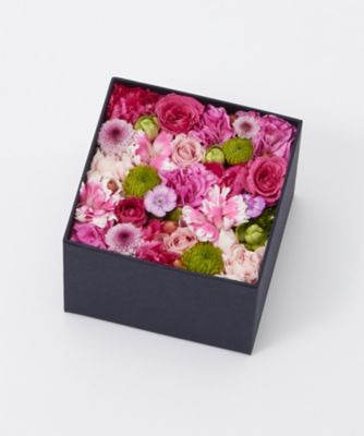 ＜ニコライバーグマン/Nicolai Bergmann＞ 【伊勢丹オンラインストア限定】フレッシュフラワーボックス(ピンク) S 【三越・伊勢丹/公式】
