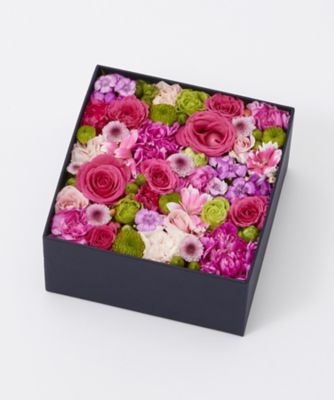 ＜ニコライバーグマン/Nicolai Bergmann＞ 【伊勢丹オンラインストア限定】フレッシュフラワーボックス(ピンク) M 【三越・伊勢丹/公式】