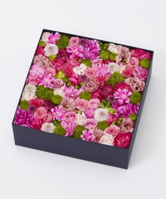 ＜ニコライバーグマン/Nicolai Bergmann＞ 【伊勢丹オンラインストア限定】フレッシュフラワーボックス(ピンク) L 【三越・伊勢丹/公式】