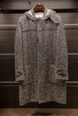 ＜サロン ド シマジ/salon de SHIMAJI＞ フード付きコート(SSMJ_J0101/02/03) ツイード 【三越・伊勢丹/公式】