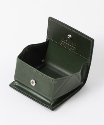 ＜hide k 1896/ヒデケイ 1896＞ コインケース(hkc006) 内側：グリーン 【三越・伊勢丹/公式】