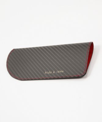＜hide k 1896/ヒデケイ 1896＞ メガネケース(hkc009) レッド 【三越・伊勢丹/公式】