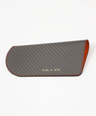 ＜hide k 1896/ヒデケイ 1896＞ メガネケース(hkc009) オレンジ 【三越・伊勢丹/公式】