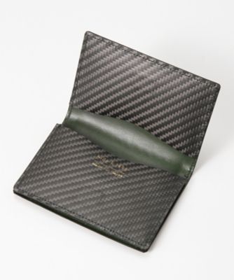 ＜hide k 1896/ヒデケイ 1896＞ カードケース タイプB(hkc008) 内側：グリーン 【三越・伊勢丹/公式】