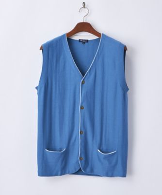 【SALE（伊勢丹）】＜ミュゼ ジョワイユ/MUSEE JOYEUX＞ 【S】【紳士大きいサイズ】ベスト(M44156-K) BL1・サックス 【三越・伊勢丹/公式】