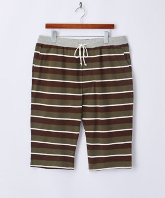 【SALE（伊勢丹）】＜ミュゼ ジョワイユ/MUSEE JOYEUX＞ 【S】【紳士大きいサイズ】ボーダーボトム(M45302-K) GN5・モスグリーン 【三越・伊勢丹/公式】