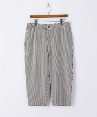 【SALE（伊勢丹）】＜ミュゼ ジョワイユ/MUSEE JOYEUX＞ 【S】【紳士大きいサイズ】サッカージャージパンツ/七分丈(M75303-K) BL6・ブラックネイビー 【三越・伊勢丹/公式】