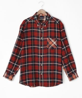 【SALE（伊勢丹）】＜ミュゼ ジョワイユ/MUSEE JOYEUX＞ 【S】【紳士大きいサイズ】長袖シャツ(M41550-K) アカ 【三越・伊勢丹/公式】