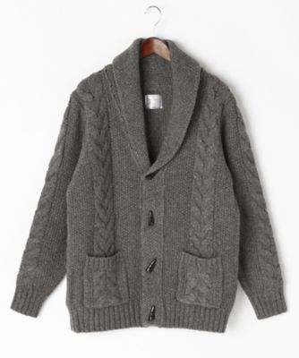 【SALE（伊勢丹）】＜ミュゼ ジョワイユ/MUSEE JOYEUX＞ 【S】【紳士大きいサイズ】カーディガン(M44720-K) グレー 【三越・伊勢丹/公式】
