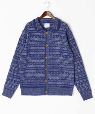 【SALE（伊勢丹）】＜ミュゼ ジョワイユ/MUSEE JOYEUX＞ 【S】【紳士大きいサイズ】カーディガン(M34701-K) ネイビー 【三越・伊勢丹/公式】