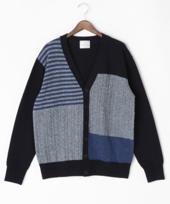 【SALE（伊勢丹）】＜ミュゼ ジョワイユ/MUSEE JOYEUX＞ 【S】【紳士大きいサイズ】カーディガン(M54700-K) ネイビー 【三越・伊勢丹/公式】