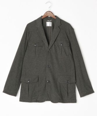【SALE（伊勢丹）】＜ミュゼ ジョワイユ/MUSEE JOYEUX＞ 【S】【紳士大きいサイズ】ジャケット(M62509-K) グレー 【三越・伊勢丹/公式】