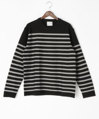 【SALE（伊勢丹）】＜ミュゼ ジョワイユ/MUSEE JOYEUX＞ 【S】【紳士大きいサイズ】セーター(M64502-K) ブラック 【三越・伊勢丹/公式】