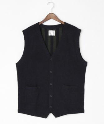 【SALE（伊勢丹）】＜ミュゼ ジョワイユ/MUSEE JOYEUX＞ 【S】【紳士大きいサイズ】ジレ(M64703-K) ネイビー 【三越・伊勢丹/公式】