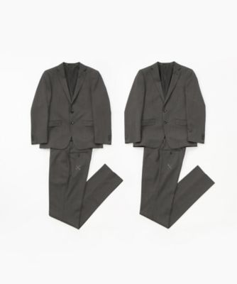 【SALE（伊勢丹）】＜ビィビッド＞ 【S】ネオスリムスーツ同品2点セット B(30014-41) グレーストライプ 【三越・伊勢丹/公式】
