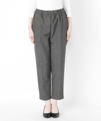 裏起毛婦人ストレッチパンツ(9710) グレー 【三越・伊勢丹/公式】