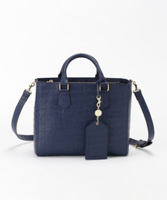 【number twenty one】（ネイビー）ハンドバッグ 三越伊勢丹 ナンバートゥエンティワン/Number Twenty-One 人気の