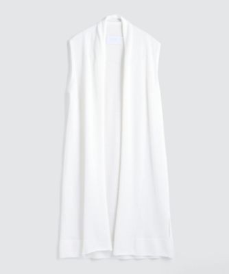 【SALE（三越）】＜BPQC/ビーピーキューシー＞ ラミー 着流しジレ(BP71FWA025) ホワイト 【三越・伊勢丹/公式】