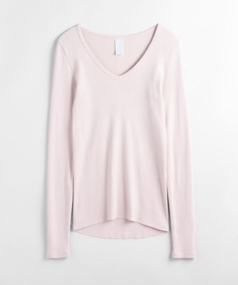 【SALE（伊勢丹）】＜BPQC/ビーピーキューシー＞ BPQCxエイガールズ 丸胴VネックTシャツ(BP71AGL003) ピンク 【三越・伊勢丹/公式】